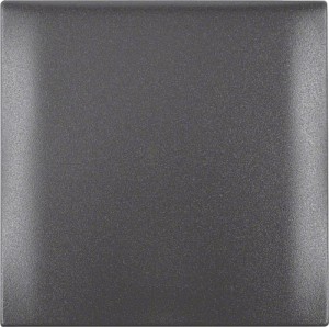 Ramka gniazda 230V BERKER antracyt z klapką