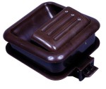 Zamek meblowy brązowy 50x50mm przyczepa camper