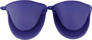 Silikonowe rękawice kuchenne GIMEX 2szt niebieskie