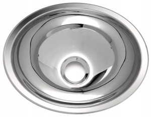 Umywalka owalna stalowa do przyczepy/kampera