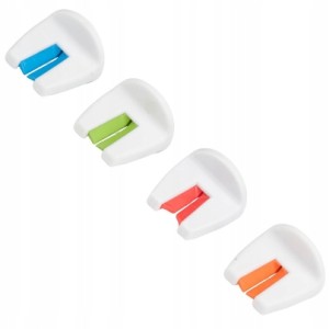 Uchwyt na ręcznik klejony 8szt kolorowe 5x5cm