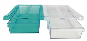 Pojemnik do lodówki szufladka GIMEX 2 szt