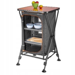 Szafka campingowa składana HighQ Alu AC059 C.Szara