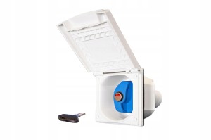 Gniazdo zewnętrzne wody HABA z kluczem