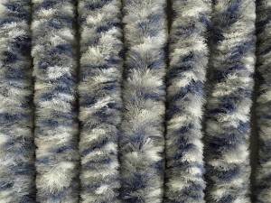 Kotki zasłona do drzwi przyczepy 56x185cm szar/nie