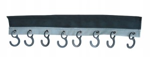 Wieszak organizer 8 haków na rurkę stelaża HABA