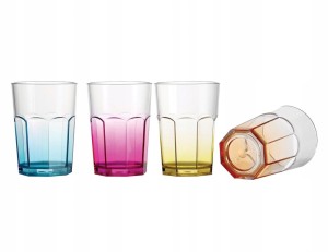 Szklanki campingowe BRUNNER OCTOGLASS 4szt 300ml