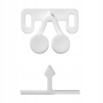 Zabezpieczenie zatrzask blokada drzwiczek szuflad