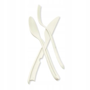 Sztućce turystyczne KOZIOL KLIKK 3cz Białe