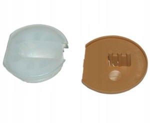 Zaślepka meblowa fi 25mm do kampera przyczepy 10x