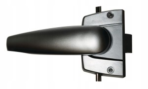 Zamek 3 punktowy do łazienki chrom matowy