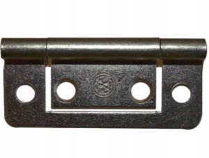 Zawias meblowy stalowy ocynk czarny 50x20mm FAWO