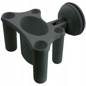 Uchwyt na szczoteczki E-trail przyssawka antracyt