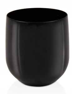 Szklanki na sok campingowe lekkie czarne 2szt