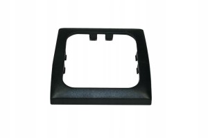 Ramka pojedyncza gniazda 230V HABA czarna