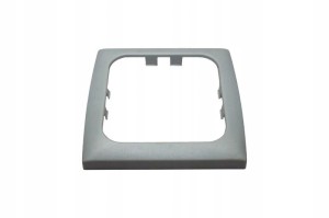 Ramka pojedyncza gniazda 230V HABA szara