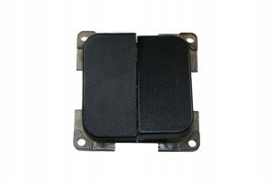 Włącznik przełącznik podwójny HABA czarny