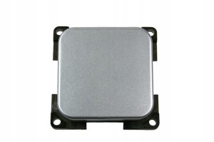 Włącznik pojedyńczy HABA srebrny