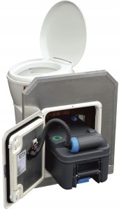 System SOG do toalet THETFORD C220 czarny na drzwi