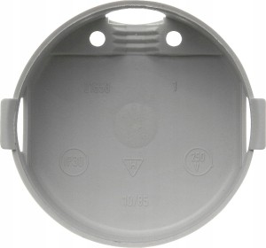 Puszka gniazdka 230V BERKER fi 45mm szara