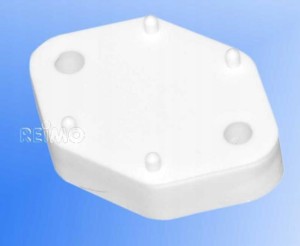 Podstawa pod zatrask drzwi biały