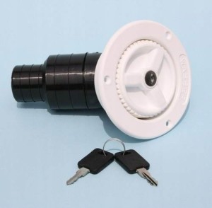 Wlew wody długi biały FAWO