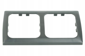 Ramka podwójna HABA antracyt