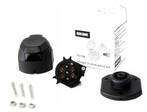 Gniazdo haka do łączenia z przyczepą 7 pin BRINK